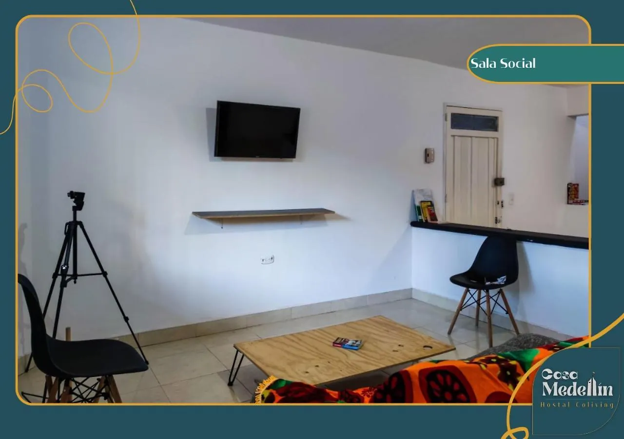 Pensión Hostal Casa Coliving Medellin